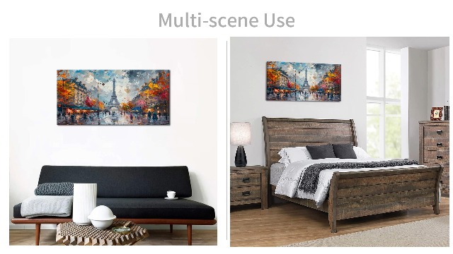 Amazon.com: Piy Painting Eiffel Tower in Paris French Landscape